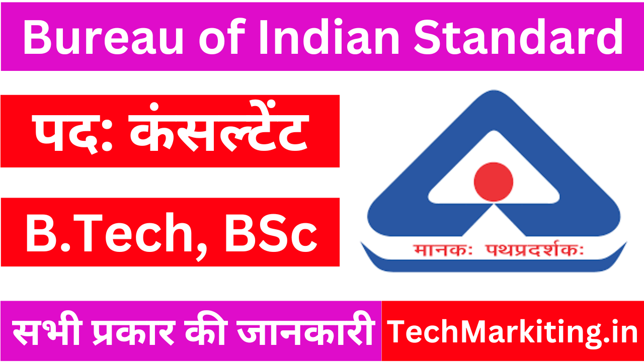 Bureau of Indian Standard, Consultant Recruitment 2025
